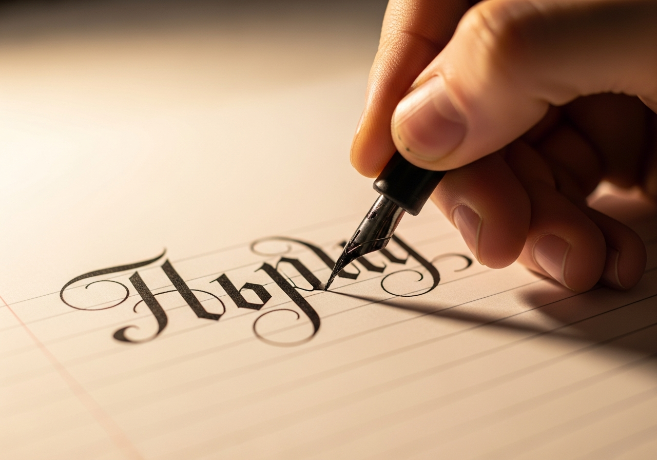 Пошаговые техники каллиграфии